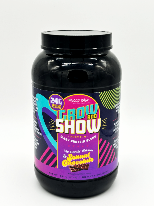 The Muscle Shop- Grow and Show Premium Whey Protein Blend